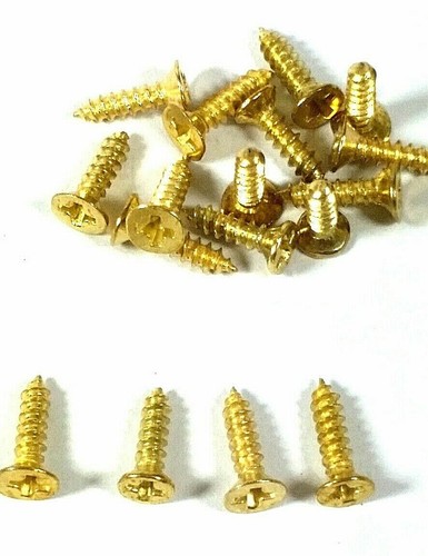Brass small screws countersunk - brass,