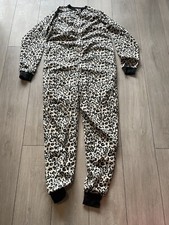 Grey Fleece Ladies One Piece Nightwear, Size XS (6/8)