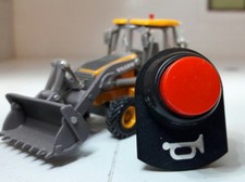 Kit Classic Car Tractor Plant Lorry Horn Push Momentary Switch Button & Tab