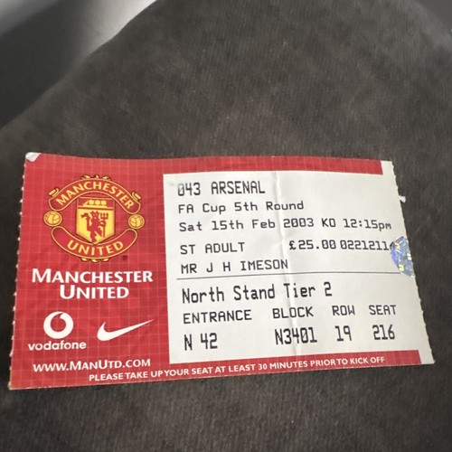 Manchester united arsenal fa - manchester,