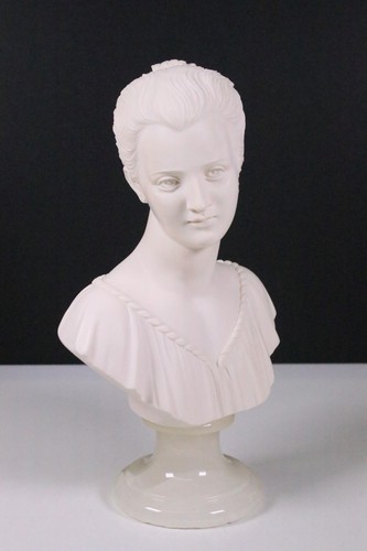 Gianelli alabaster bust - a,