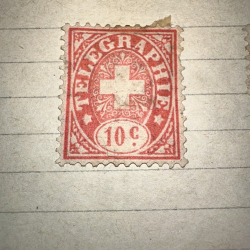 Antique swiss telegraph - telegraph, stamps