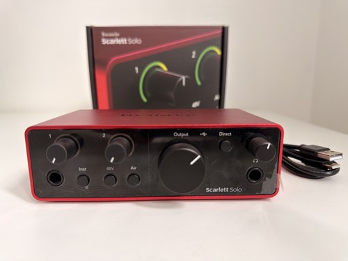 Focusrite scarlett solo 4th - focusrite,