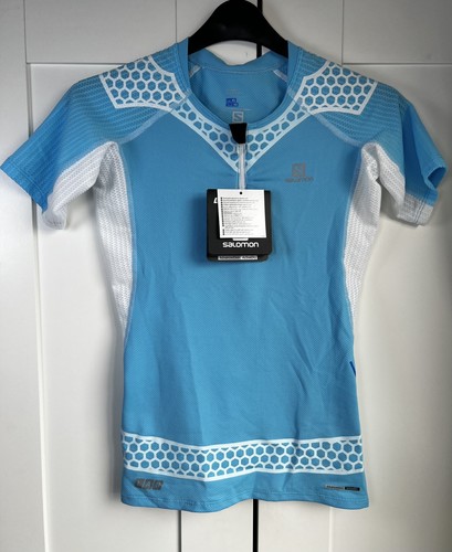 Salomon lab exo tee blue - salomon,