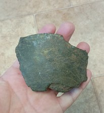 WW2 piece of Brass Shrapnel Weight 525g.  Dug Up In France. 