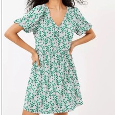 Ann Taylor LOFT Green Floral