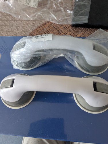 Suction cup bathroom grab bars - bathroom,