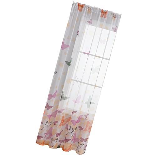 Butterflies pattern sheer - butterflies,