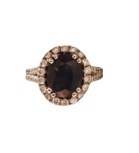 Sapphire diamond rings 18ct - sapphire,