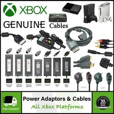 Official Microsoft Xbox 360 ONE Original Cables Scart Blocks Power Adaptors