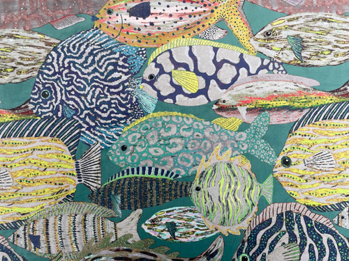 Chess fish velvet - chess,
