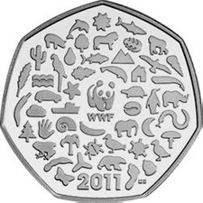 2011 WWF World Wildlife Fund 50p Coin Fifty Pence