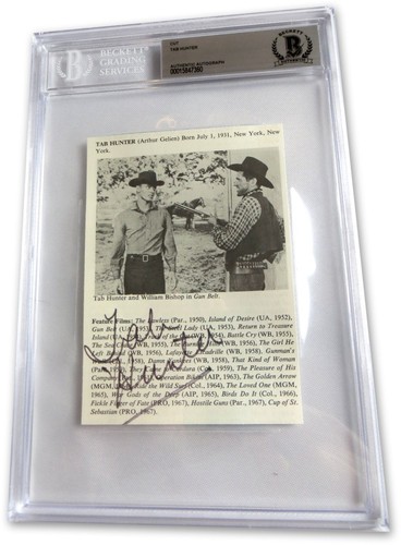 Tab hunter signed autographed - tab,