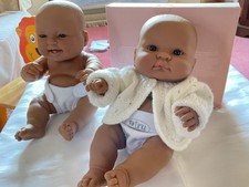 Berenguer Ethnic Doll X2 Slightly Different Size One Is Chubby Cute Dolls