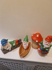Set of 4 Garden Gnomes, New 
