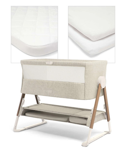 Lua bedside crib with sheet - crib, &