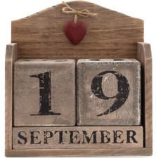 Driftwood Calendar with a