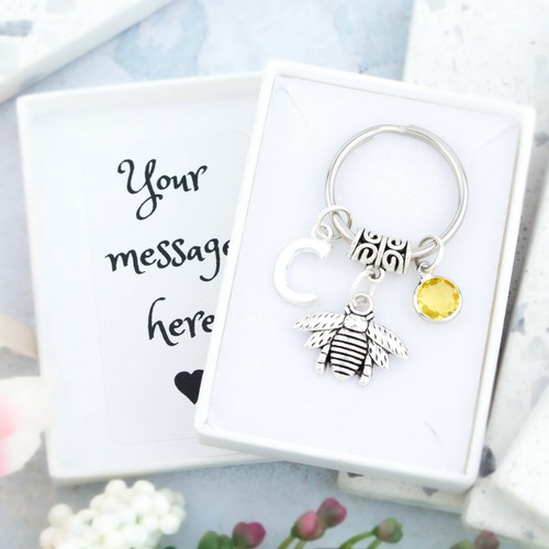 Bee keyring personalised - keyring,,