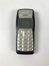 Nokia 1100 Mobile Phone With Charger, No SIM, Silver And Black.
