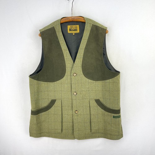 Hucklecote tweed shooting vest - tweed,