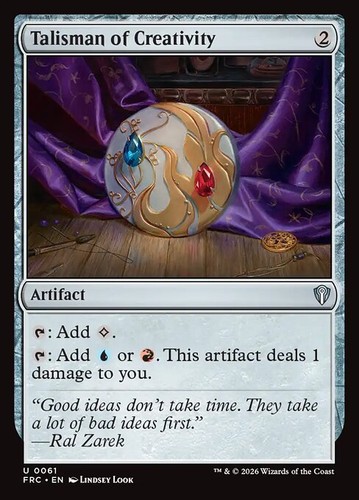 Mtg talisman creativity - talisman, of