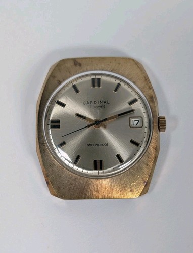 Vtg cardinal swiss watch - cardinal,
