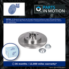 2x Brake Discs Pair Solid fits