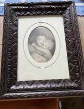 Antique Oak Carved Frame