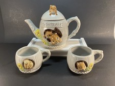 squirrel Tea Pot Set Ceramic 