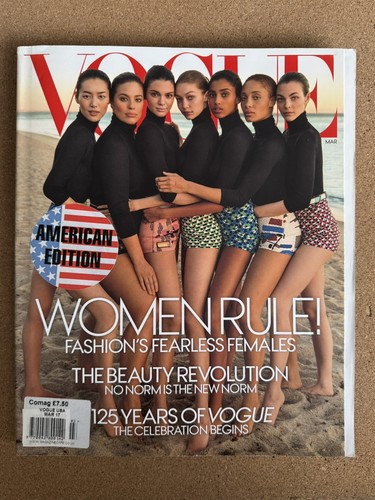 Vogue magazine supermodel - us,