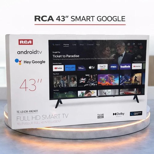 Rca le43k an2401 1080p - rca, 43"