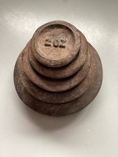Set Of  5 Vintage Cast Iron