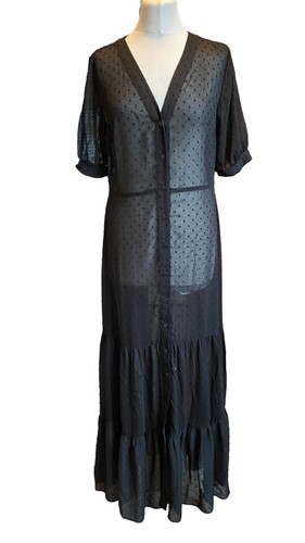 Unbranded black dress sheer - unbranded,