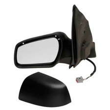 For Ford Fiesta Mk6 2005-2008 Electric Black Textured Door Wing Mirror Left Side