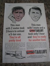 USI TAIL LIFT WELWYN GARDEN CITY HERTS 1965 ADVERT A4 SIZE FILE 17