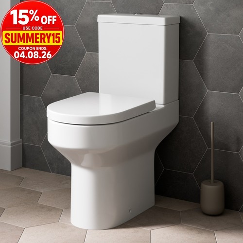 Modern bathroom rimless - modern, toilet