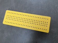 Meccano 13.5” x 4.5” Yellow Storage Box full of nuts, bolts, brackets etc