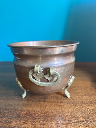 Vintage hammered copper three - vintage,
