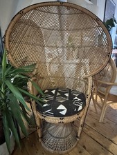 Vintage peacock rattan - vintage,