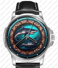Shark Predator Of The Seas Art Stylish Rare Quality Wrist Watch