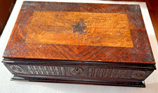 Antique folk art painted - art,