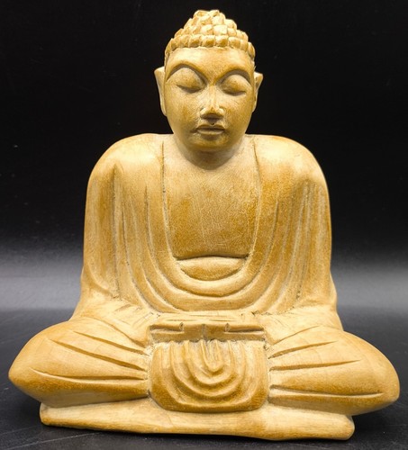 Hand carved wooden buddha - hand,