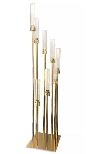 Arm gold candleabra wedding - arm,