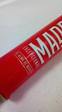 Madri Excepcional Beer Tap Handle Font Topper Chrome and Red Design