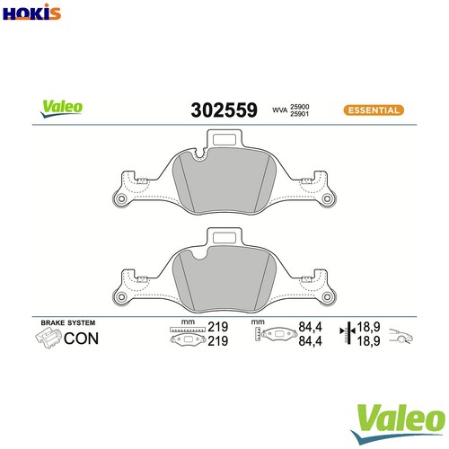 Brake pad set disc - brake,
