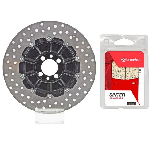 Rear brake disc red brembo - brake,