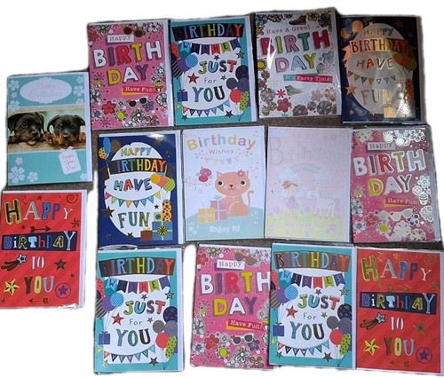 Birthday cards joblot - 14,
