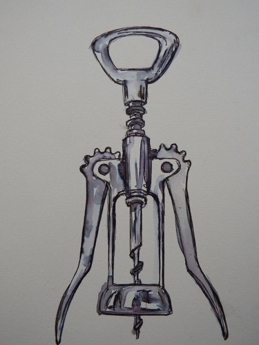 Original pen ink drawing of - original, &