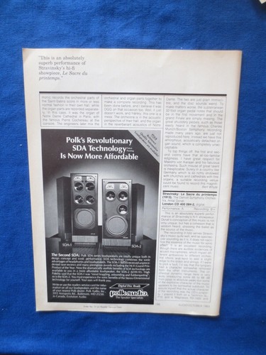 Polk audio sda 2 - audio, sda-1