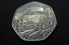 ISLE OF MAN , CHRISTMAS 50P